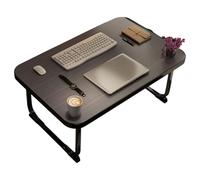 Tavolo da letto pieghevole per computer portatile, vassoio per la colazione, multifunzione, per mangiare studiare sul letto/divano, supporto per monitor in metallo