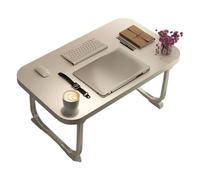 Tavolo da letto pieghevole per computer portatile, vassoio per la colazione, multifunzione, per mangiare studiare sul letto/divano, supporto per monitor in metallo
