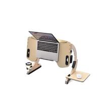 Tavolo da letto pieghevole, tavolo pranzo for la casa, pigro, dormitorio, studio, scrivania for ufficio, quaderno multifunzionale, strumento di apprendimento Per Letto, Divano, Lavoro(Log color)