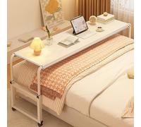 Tavolo da letto regolabile in altezza con ruote per letto king size mobile sopra la scrivania per qualsiasi luogo della casa