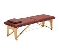 Tavolo da massaggio Spabord Letto Pieghevole Casa SPA Letto di bellezza Agopuntura Letto per tatuaggi Terapista mobile portatile portatile, per la casa (rosso)