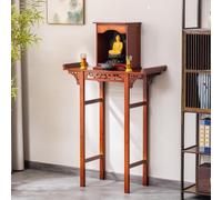Tavolo Da Meditazione, Altare da Meditazione con Contenitore, Gambe Rialzate, Crea uno Spazio Sacro Personale, per Meditazione, Buddismo, Stregoneria, Incenso Domestico(100*43cm/39.4*16.9in)