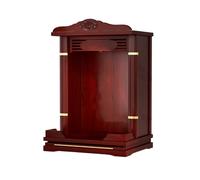 Tavolo da meditazione da parete con cassetto per preghiera e culto domestico, ideale per santuario personale e incenso