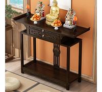 Tavolo Da Meditazione In Bambù, Altare Per Santuario Del Buddha Cinese, Mobiletto Per Preghiera Personale Con Cassetto, Tavolo Per Incenso Domestico, Per Santuari E Templi(80 * 40cm/31.5 * 15.7in)