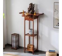 Tavolo da meditazione moderno e minimalista, altare sacrario con contenitore, piedistallo cinese per offerte in casa, ingresso, ufficio Heightened version L15.7 in
