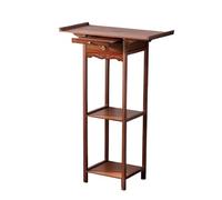 Tavolo da meditazione moderno e minimalista, altare sacrario con contenitore, piedistallo cinese per offerte in casa, ingresso, ufficio Heightened version L 31.4 in