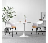 Tavolo da negoziato e sedia, tavolo rotondo per caffetterie e sala da pranzo, combinazione compatta di mobili per il tempo libero per reception e sale da pranzo