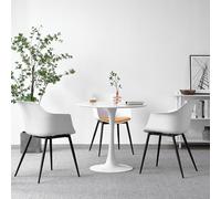 Tavolo da negoziato e sedia, tavolo rotondo per caffetterie e sala da pranzo, combinazione compatta di mobili per il tempo libero per reception e sale da pranzo