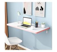 Tavolo da parete Piegare verso il basso ， scrivania a parete piega verso il basso ， scrivania montata a parete pieghevole ， salvaio a pieghe mobile ， tavolo pieghevole montato a parete in legno,