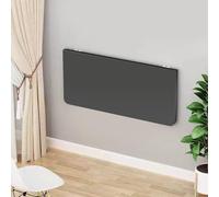 Tavolo da parete pieghevole galleggiante, scrivania per computer, tavolo da cucina, tavolo da parete pieghevole galleggiante, multifunzionale tavolo scandinavo sospeso, 60 x 30 x 1,6 cm, nero