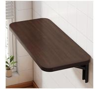 Tavolo da parete pieghevole salvaspazio scrivania versatile tavolo da pranzo e ufficio 30 x 100 cm marrone - ideale per casa, ufficio, sala da pranzo e spazio di lavoro