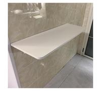 Tavolo da parete pieghevole, salvaspazio, versatile, per casa, ufficio, garage, bar e cucina, compatto, 60 x 24 cm, colore bianco elegante, ideale per piccoli spazi e uso multifunzionale