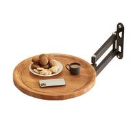 tavolo da parete - retrattile, montato rotondo, scrivania per cassetti, ripiano oggetti di sicurezza | Mobili compatti per gli inquilini domestici camera da cucina bagno balcone