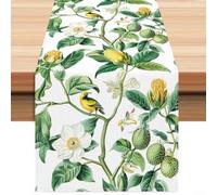 Tavolo da passione, lavabile, 33 x 183 cm, verde, lavabile | Ideale per feste a tema, vacanze e riunioni, si adatta comodamente a tavoli da 4 a 6 persone