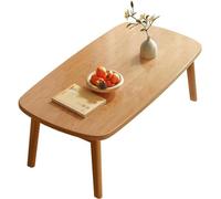 Tavolo da pavimento pieghevole portatile multifunzione - Tavolino basso per piccoli spazi, stile tatami, ideale per mangiare in camera da letto, soggiorno o balcone - non richiede montaggio