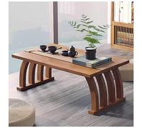 Tavolo da pavimento Zen per meditazione e cena, design robusto, 80 x 37 x 31 cm, marrone, ideale per attività di relax e consapevolezza