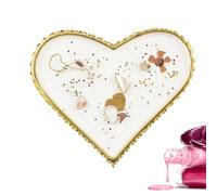 Tavolo da per le unghie Colore miscelazione - Multifunzione Elegante vassoio per bordo dorato | Dispositivo per manicure per ragazze donne salone di bellezza di bellezza stazione decorazione