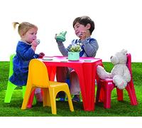 Tavolo da pic e nic, perfetto per bambini all'indoor e outdoor, con sedie, 55,5x55,5x36,5, ideale per pomeriggi di gioco tranquilli.