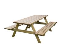 tavolo da pic nic in legno cm 180x120x70h