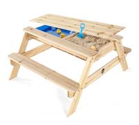 Tavolo da picnic in legno con sabbia e acqua Plum Surfside