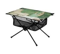 Tavolo da picnic pieghevole colorato patchwork inglese giornale rettangolare fresco forniture da campeggio con borsa per escursionismo picnic vacanza