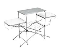 Tavolo da picnic pieghevole portatile - Tavolo multifunzionale in lega di alluminio per campeggio, attività all'aperto, tour a guida autonoma e uso in giardino, leggero e facile da trasportare