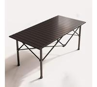Tavolo da picnic portatile da campeggio, impermeabile, pieghevole, con elevata capacità, resistente allo sporco e al calore, leggero e salvaspazio, ideale per attività all'aperto (nero 12)