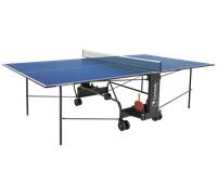 Tavolo da Pin Pong con Piano Blu e Ruote per Interno Garlando Advance Indoor