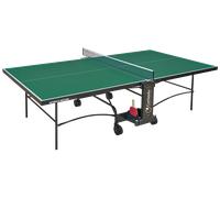 Tavolo da Pin Pong con Piano Verde e Ruote per Interno Garlando Advance Indoor