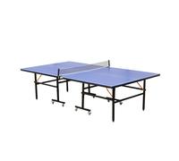 Tavolo da Ping Pong Pieghevole con Tendirete per Esterno Azzurro