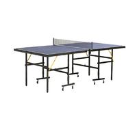 Tavolo da Ping Pong Pieghevole con Tendirete per Interni Blu