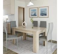 Tavolo da Pranzo Allungabile Fino a 190 cm Aragona Tavolino Consolle Salotto Salone 190 x 78 x 90 cm Colore Rovere
