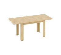 HOMCOM Tavolo Allungabile da Pranzo per 6-8 Persone, 140-180 x 80 cm, Colore Legno Aosom Italy