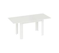 HOMCOM Tavolo Allungabile da Pranzo per 6-8 Persone, 140-180 x 80 cm, Bianco Aosom Italy