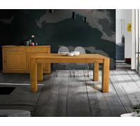 TAVOLO DA PRANZO ALLUNGABILE RETTANGOLARE MODERNO ROVERE NODATO DESIGN