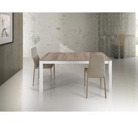 TAVOLO DA PRANZO ALLUNGABILE RETTANGOLARE ROVERE NODATO MODERNO DESIGN CUCINA