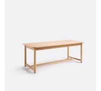 Tavolo da pranzo allungabile, rovere e impiallacciato, da 6 a 10 coperti, SOLERON Beige 10 persone