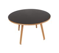Tavolo da Pranzo Bent Hansen Primum Ø140 Nero/ Rovere Laccato