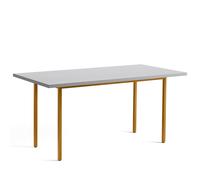 Tavolo da Pranzo Bicolore L160 Ocra/Grigio Chiaro