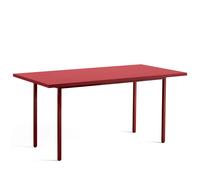Tavolo da Pranzo Bicolore L160 Rosso Bordeaux/rosso