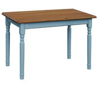 Tavolo da pranzo grigio con cassetto tavolo da cucina tavolo LEGNO PINO...