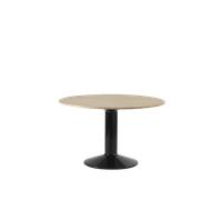 Tavolo da Pranzo Centrale Muuto Ø120 Rovere Oliato/ Nero