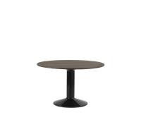 Tavolo da Pranzo Centrale Muuto Ø120 Rovere Oliato Scuro/ Nero