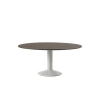 Tavolo da Pranzo Centrale Muuto Ø160 Rovere Oliato Scuro/ Grigio