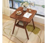 Tavolo da pranzo dal pavimento al soffitto, tavolino da caffè in legno a doppio strato, versatile per soggiorno, camera da letto, sale da tè e balconi