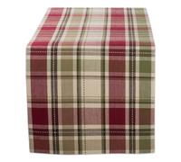 Tavolo da pranzo di dii autunno e del Ringraziamento D? COR TABELLO DI MANUSIONE DI COTON RIUSABILE 13X36 Plaid rustico casalingo