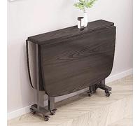 Tavolo da pranzo espandibile con ruote, soluzione salvaspazio per cucine compatte e piccoli spazi, ideale per pranzare e intrattenere un design moderno