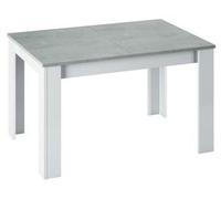 96405 Q.TA' 1 KIT TAVOLO KENDRA 140/190X90XH78CM BIANCO/CEMEN