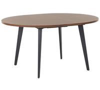 Tavolo da pranzo estensibile Marrone scuro BOVINA 120 cm 120/150 cm Legno