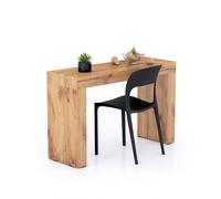 Tavolo da pranzo Evolution 120x40, Rovere Rustico con Due Gambe